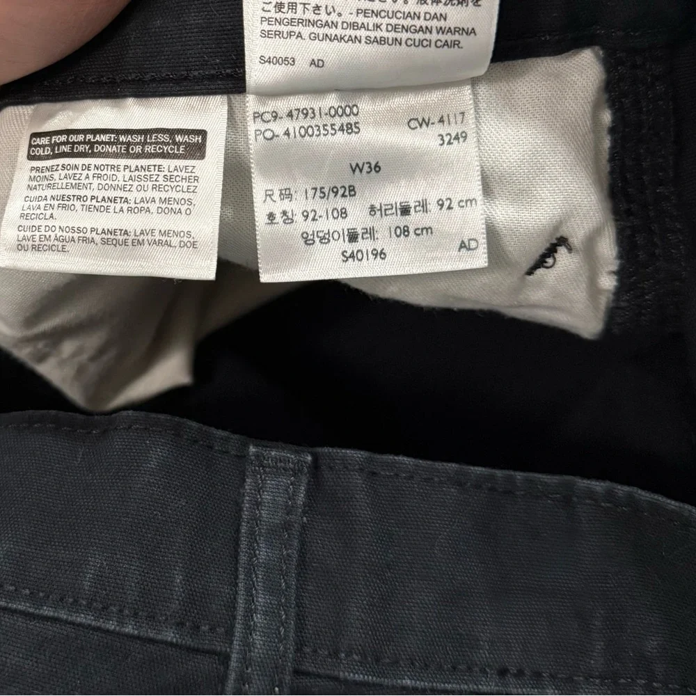 Men's Black Levi's Carpenter Shorts